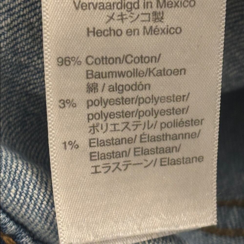 Madewell Classic Straight Light Wash Blue Denim Jeans Casual - Size 26 Inseam 26 - Picture 13 of 14